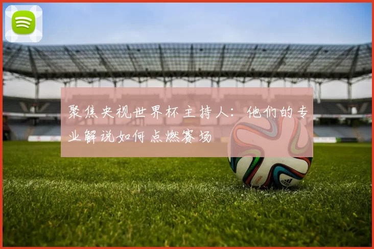 聚焦央视世界杯主持人：他们的专业解说如何点燃赛场